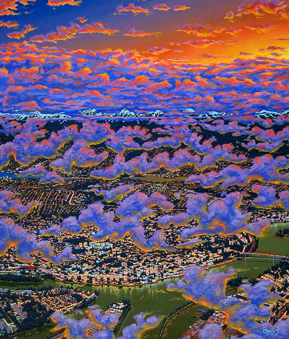 Sunrise over New West